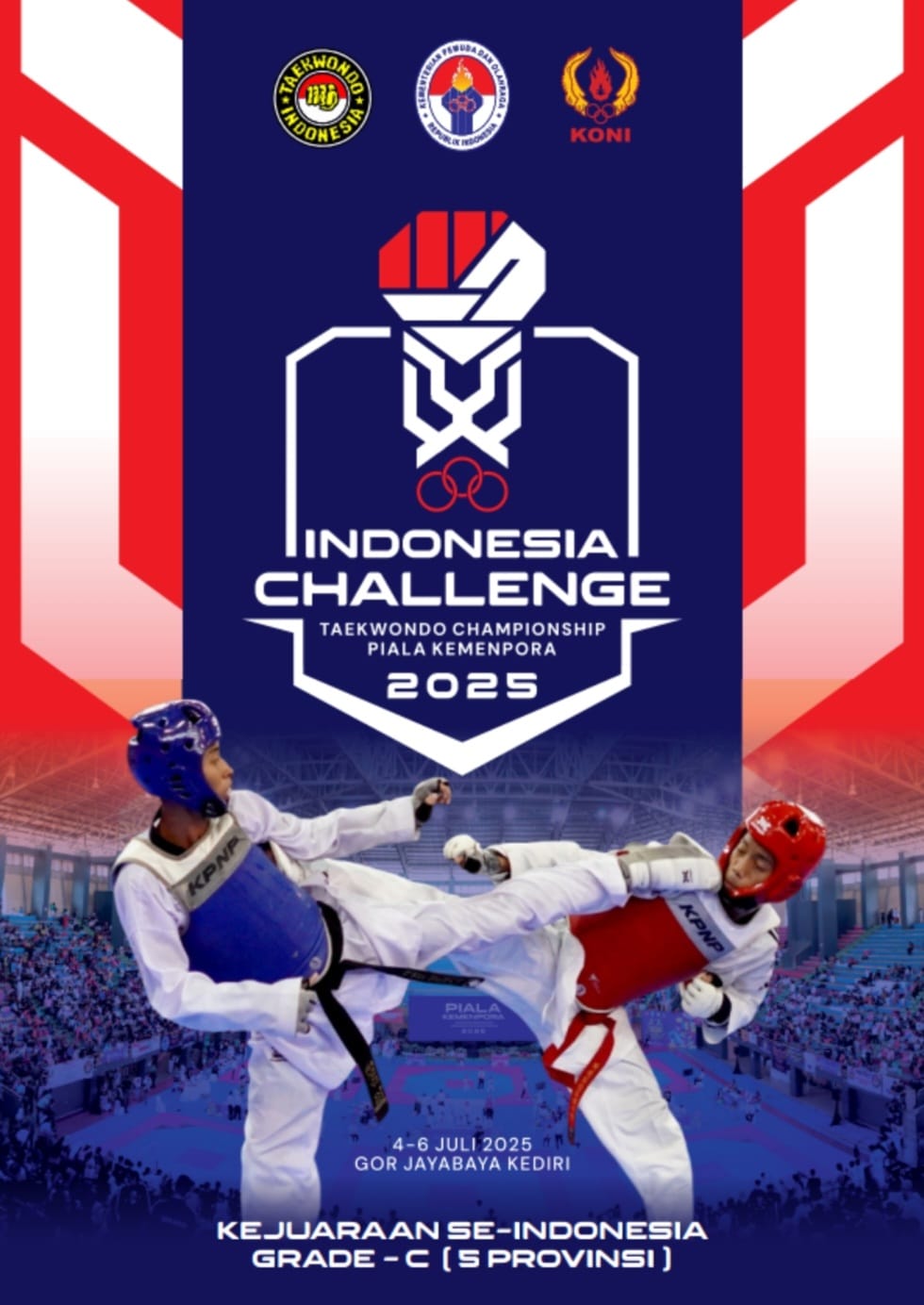 Ajang Pertarungan Prestasi Taekwondo di Tanah Air Taekwondo Indonesia Dojang combattc